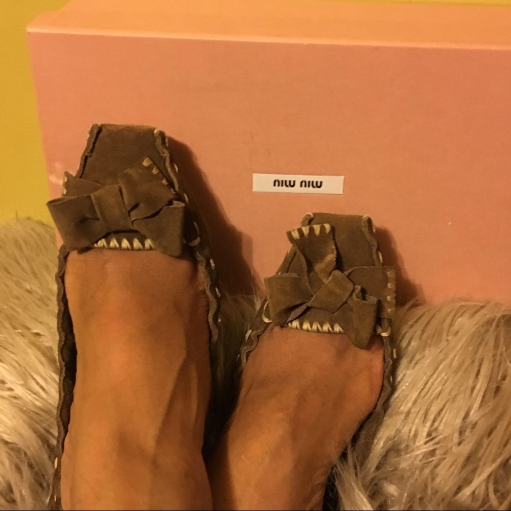 Miu Miu ballet flat shoes
